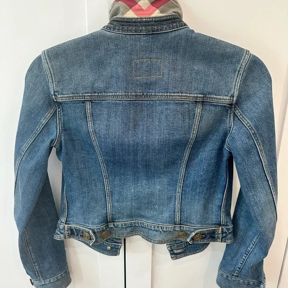 Burberry Brit Cropped Denim Jean Jacket - Picture 7 of 8